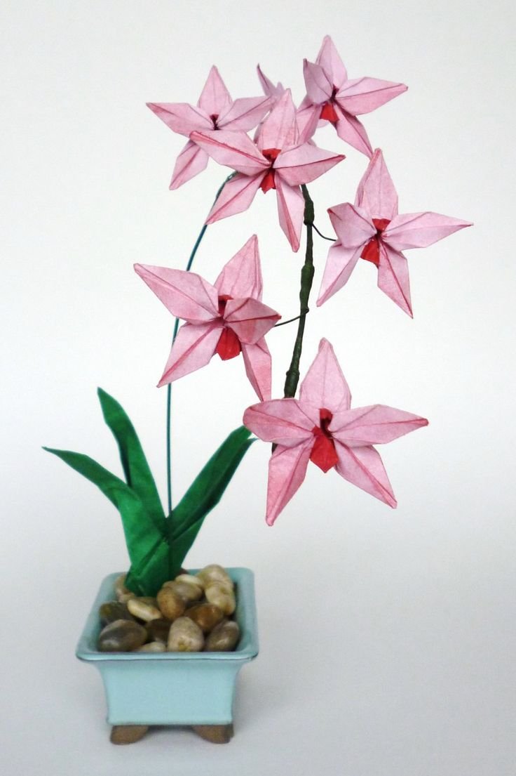 Оригами Орхидея