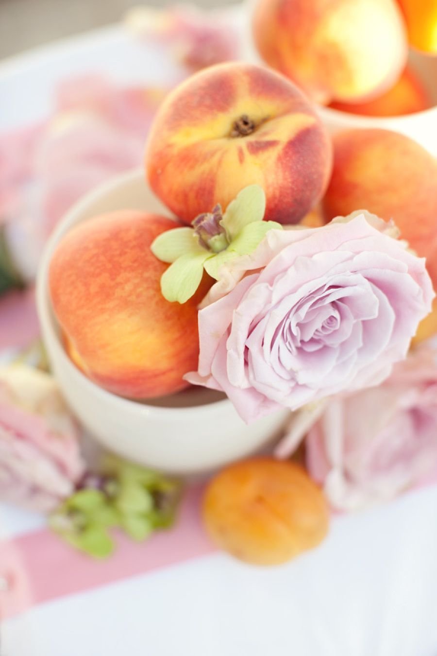 Цветы персика