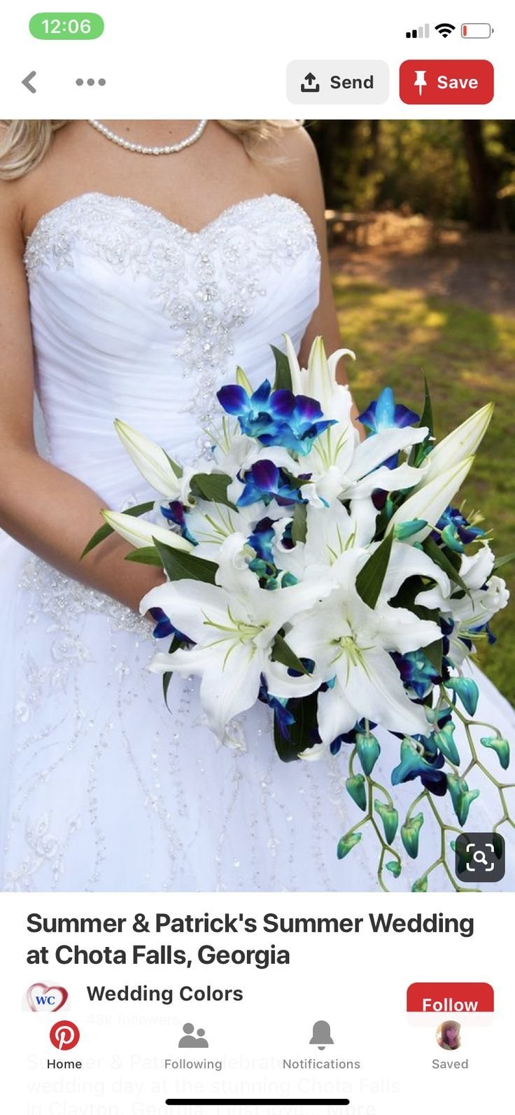 Букет невесты лилии и пионы