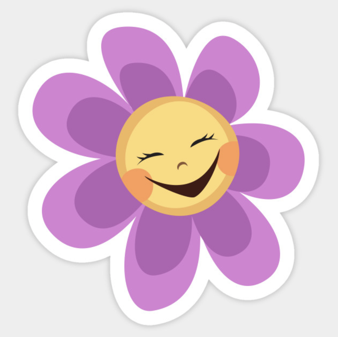 Flower emoji. Смайлик в цветах. Смайл цветок. Мультяшные цветы на прозрачном фоне.