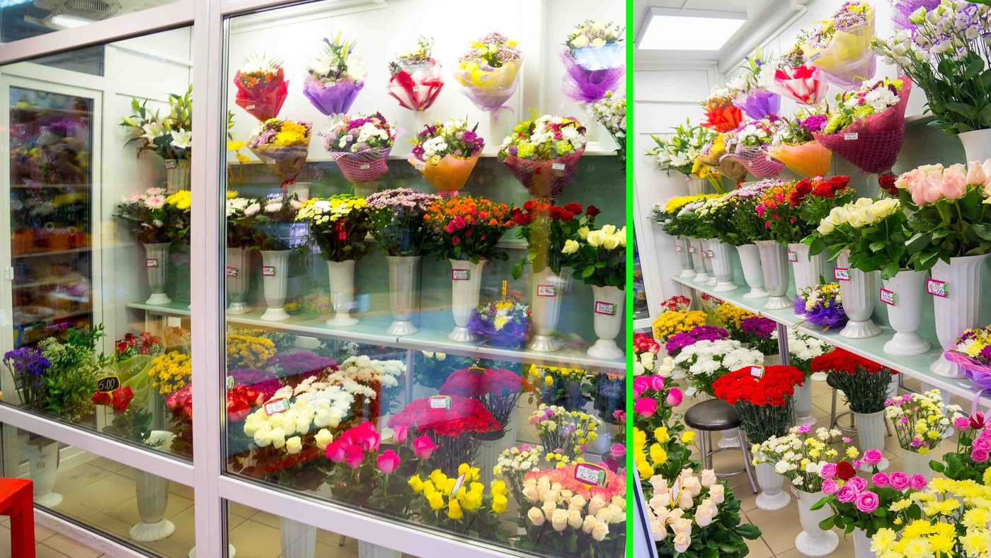 Время работы магазина цветов. Витрина цветочного магазина. Витрина для растений. Букеты на витрину. Витрина с цветами.