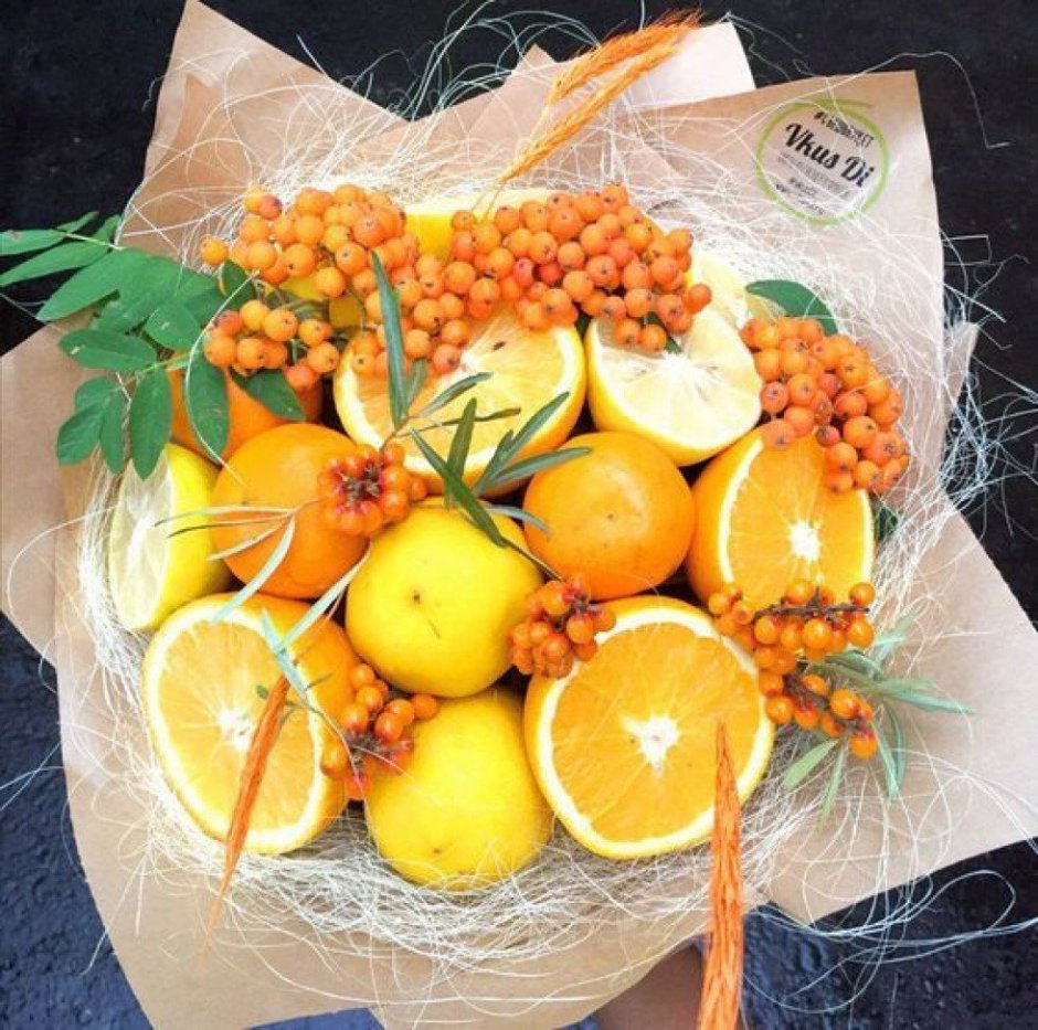 Вьетнамский подарок на новый год из мандаринов