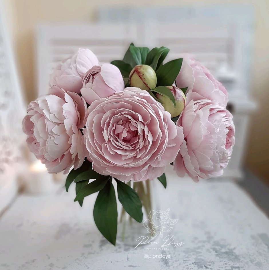 Букет чайных роз из фоамирана