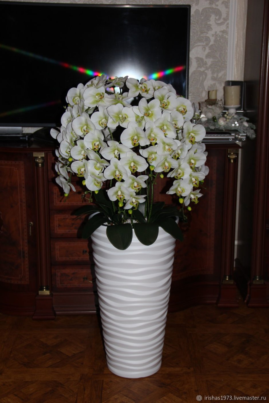 Горшок для орхидей альтернатива м1452 зел.прозр 1,2л