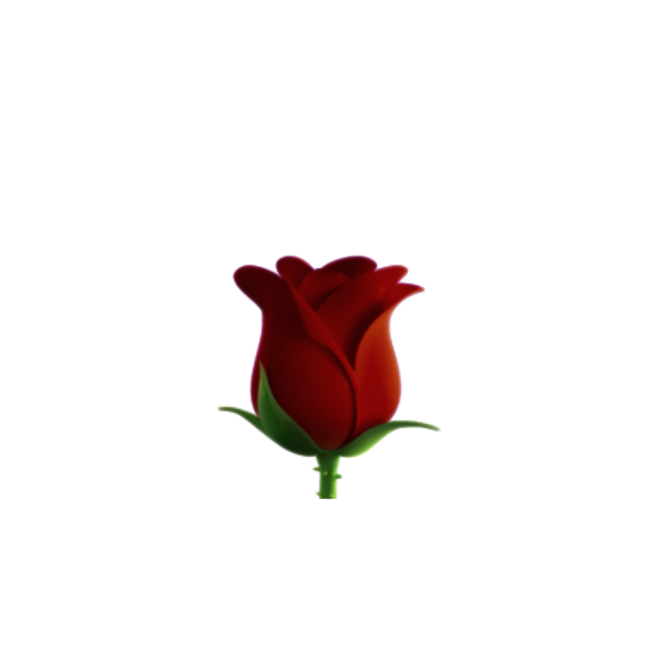 Смайлик с розой