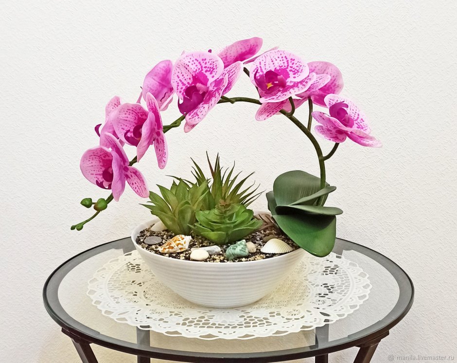 Стеклянные горшки для орхидей
