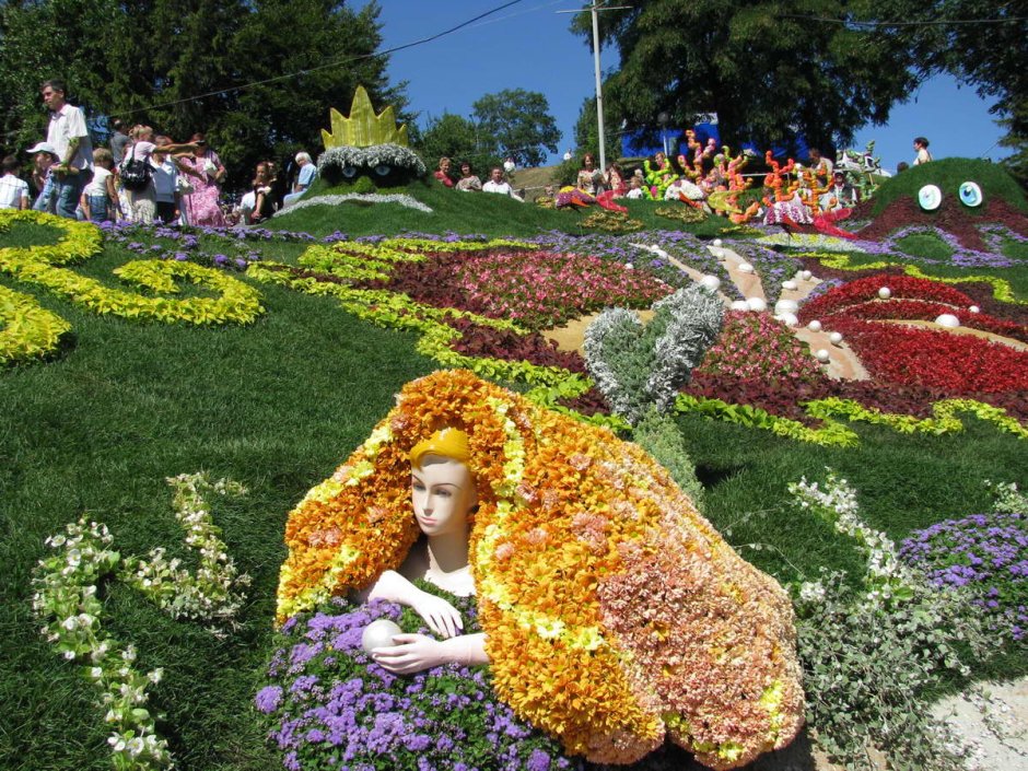 Выставка цветов фестиваль