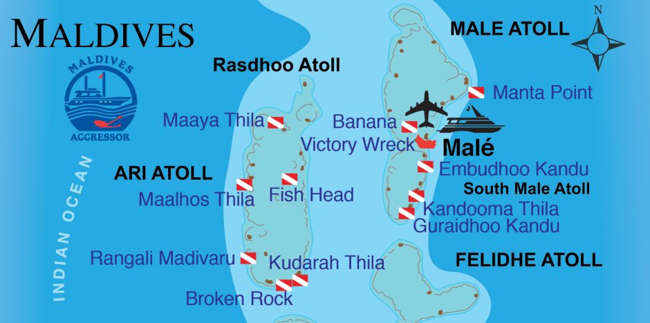 Дайв сайты Мальдивы