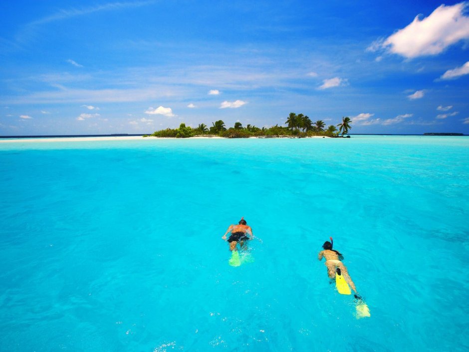 Snorkel Island Мальдивы