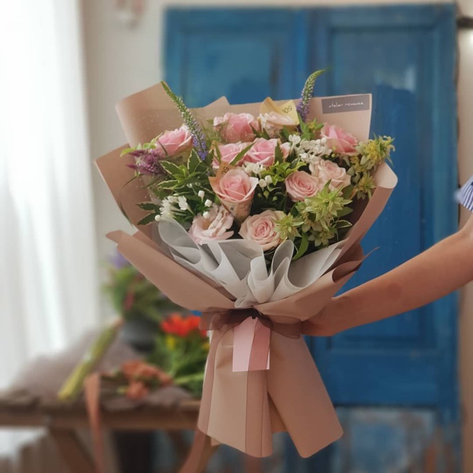 Букет цветов на свадьбу от родителей