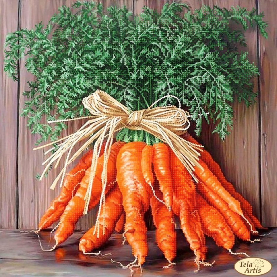 Букет моркови папертоль