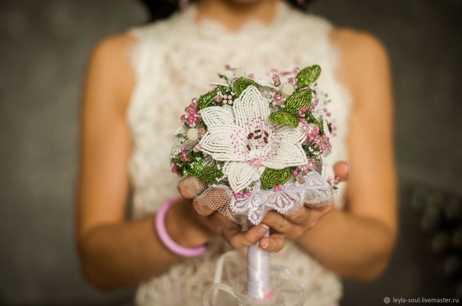 Букет невесты лилии Ландыши