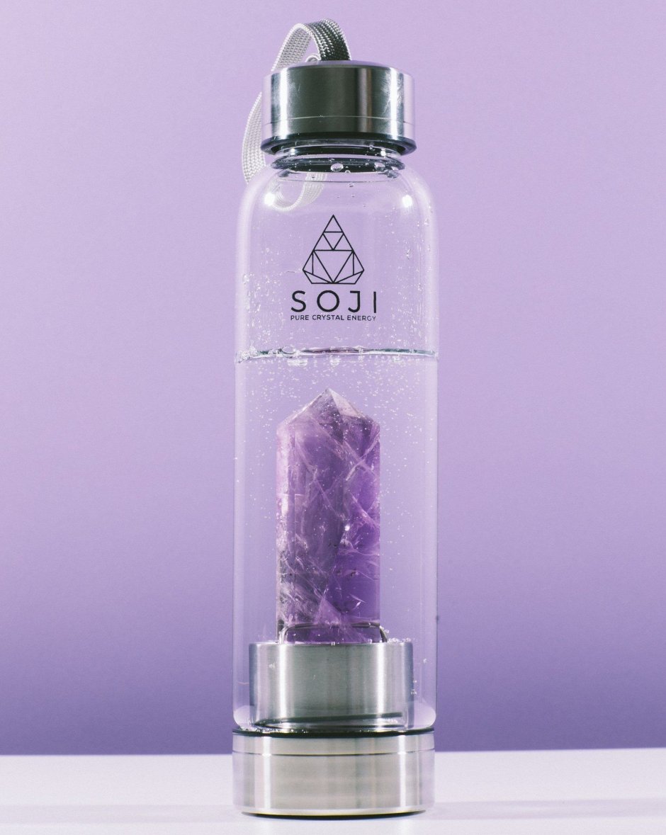Бутылка для воды с кристаллом
