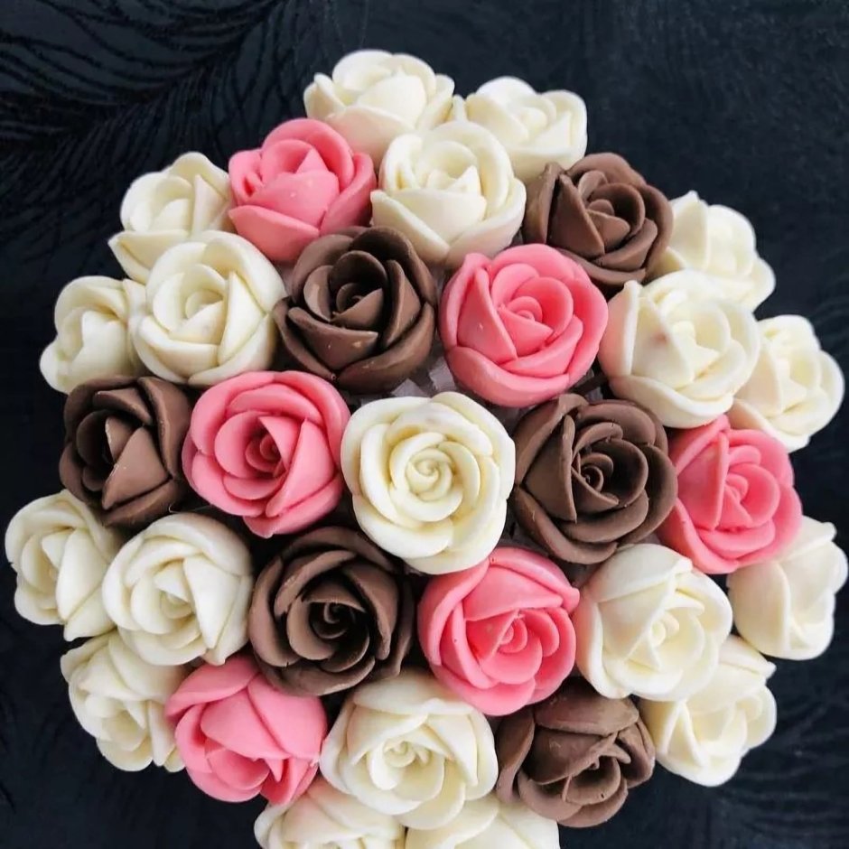 Конфеты шоколадные розы