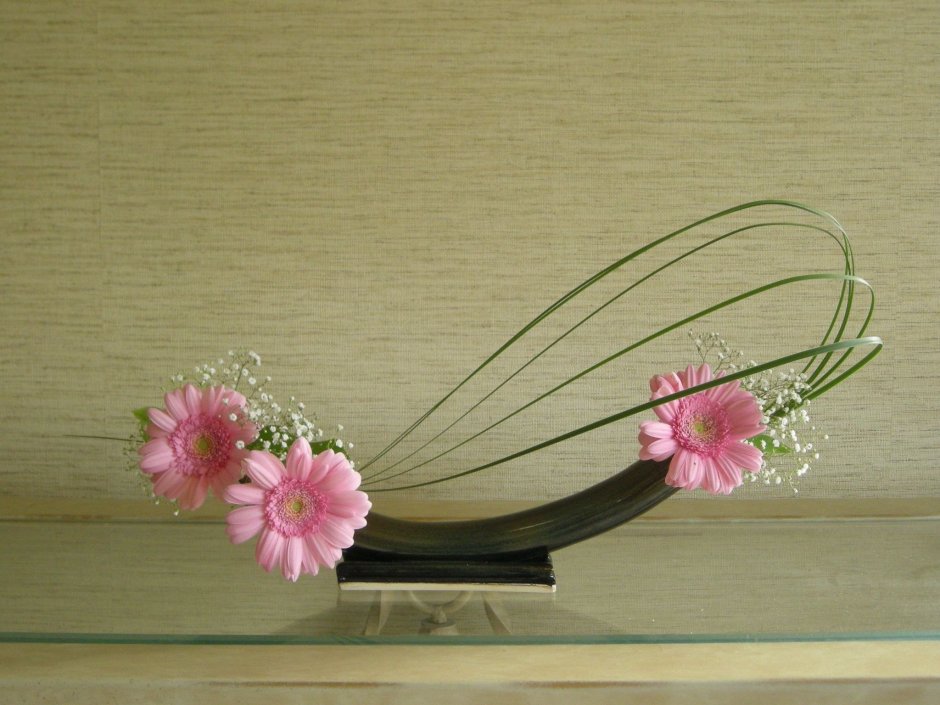 Японский букет цветов