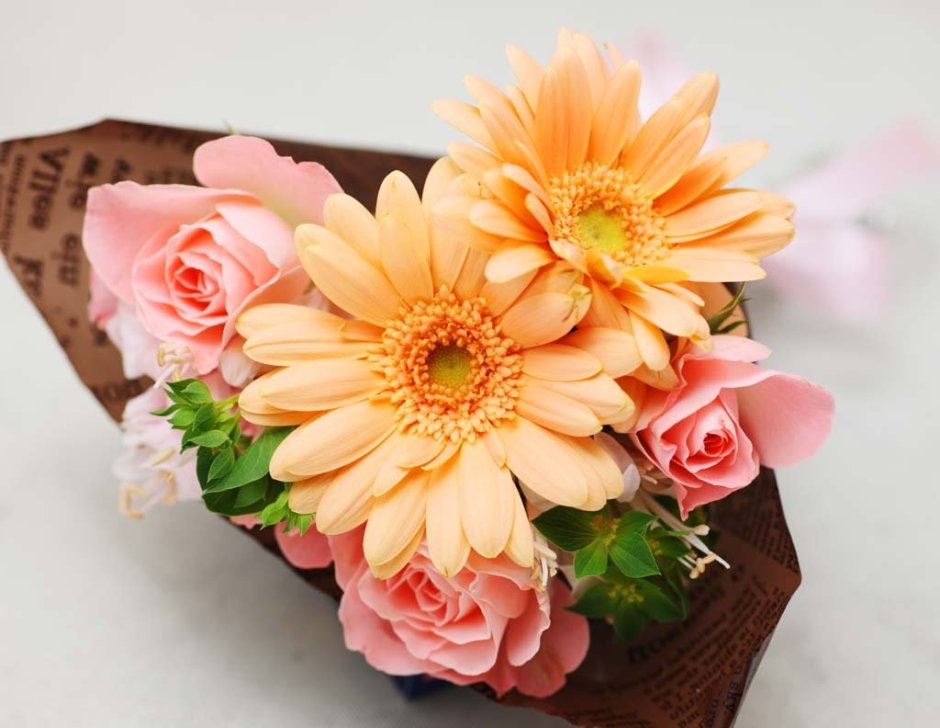 Красивейший букет японских цветов