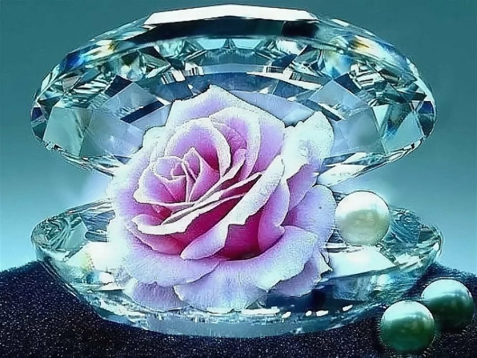 Шикарные цветы и бриллианты