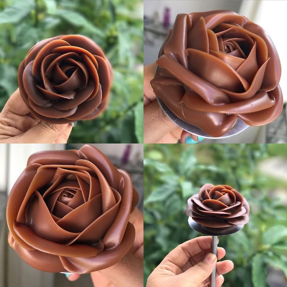 Шоколадные цветы