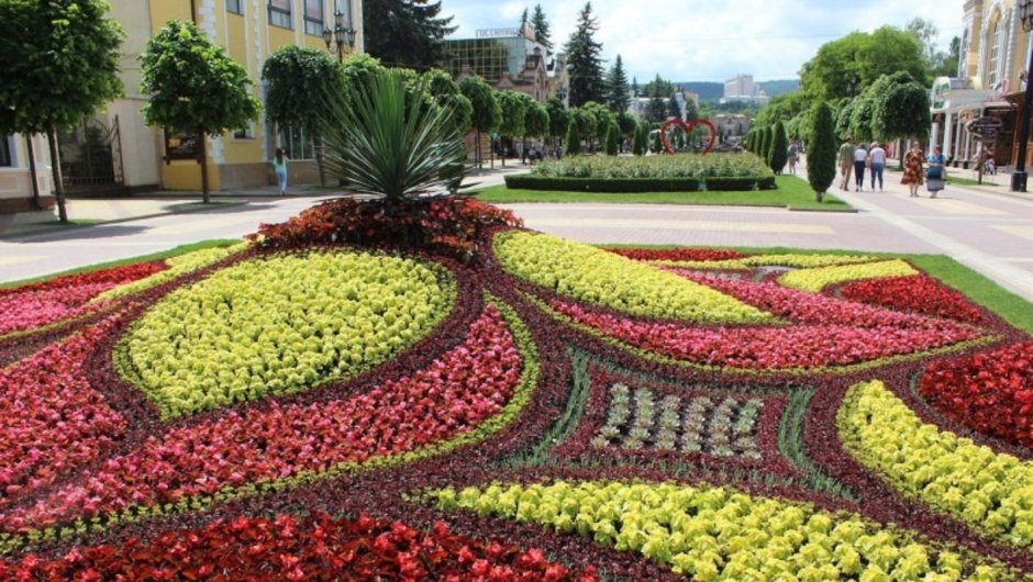 Парк цветник в Кисловодске