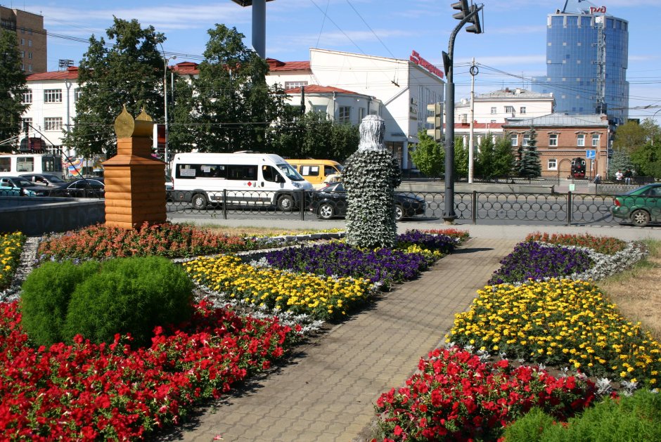 Цветники Екатеринбурга