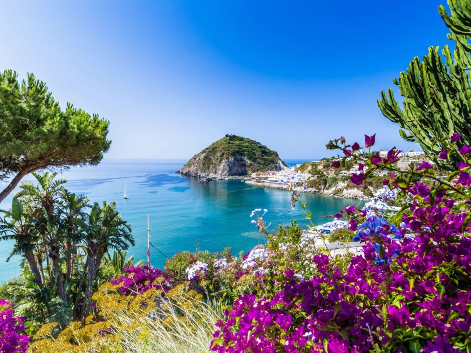 Остров Искья Италия природа