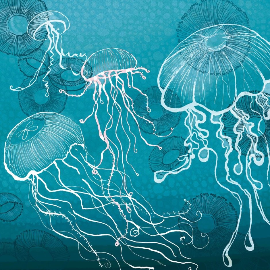Медуза узор