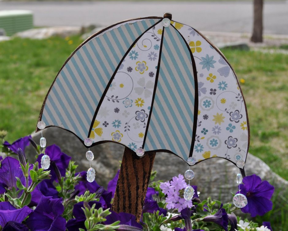 Зонт для декора сада