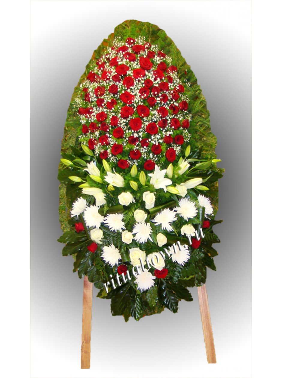 Венки похоронные в Армении из живых цветов