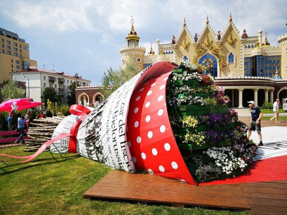 Парк цветочный фестиваль Казань