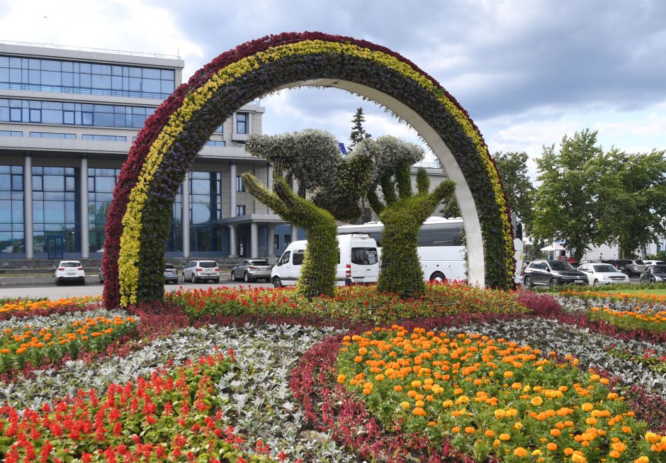 Цветочный парк в Казани