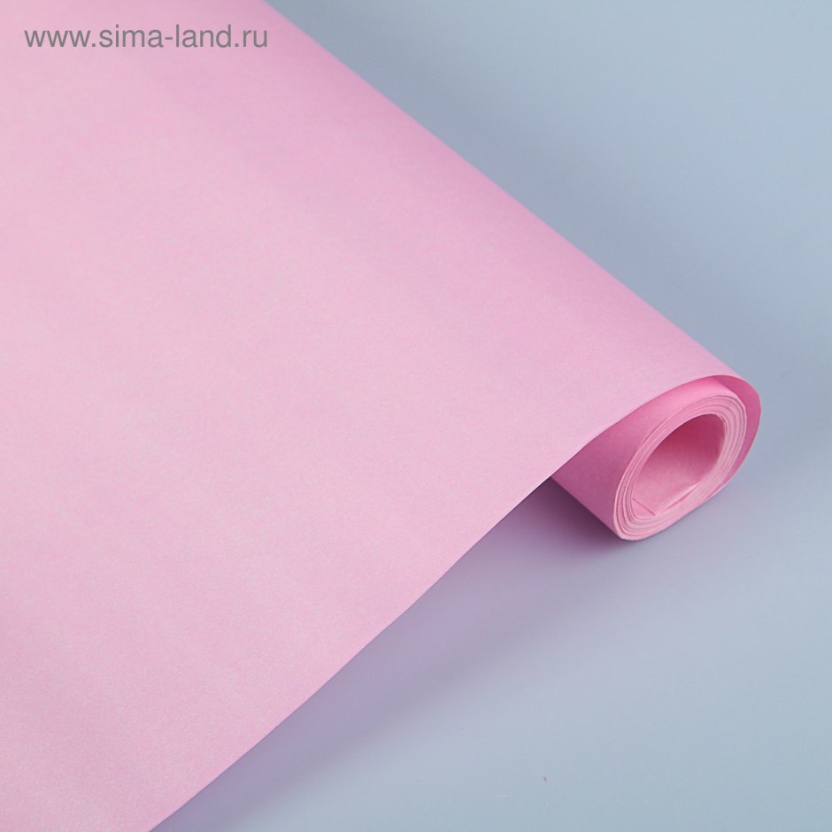 Упаковочная бумага розовая