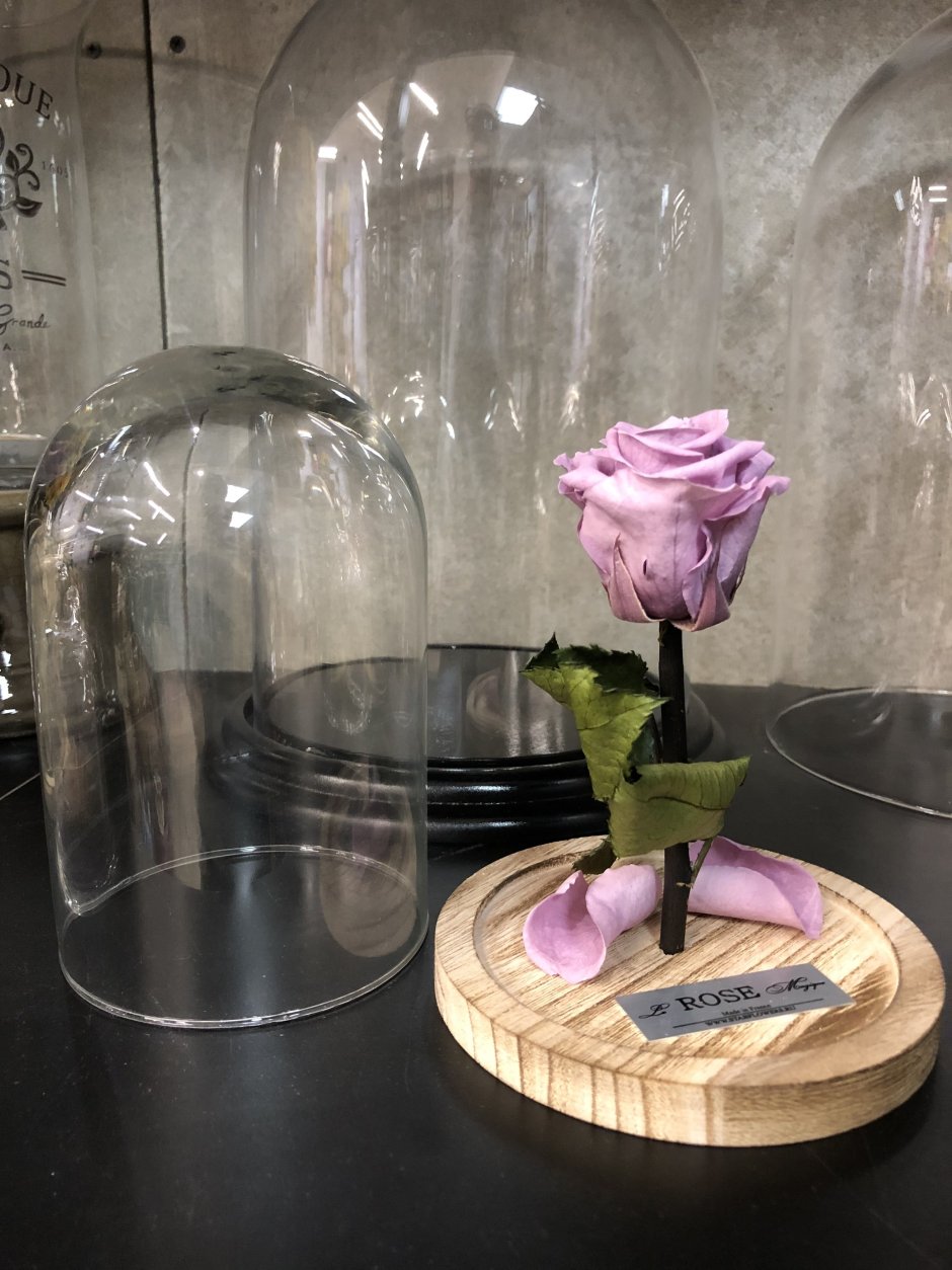 Стеклянная колба для цветов
