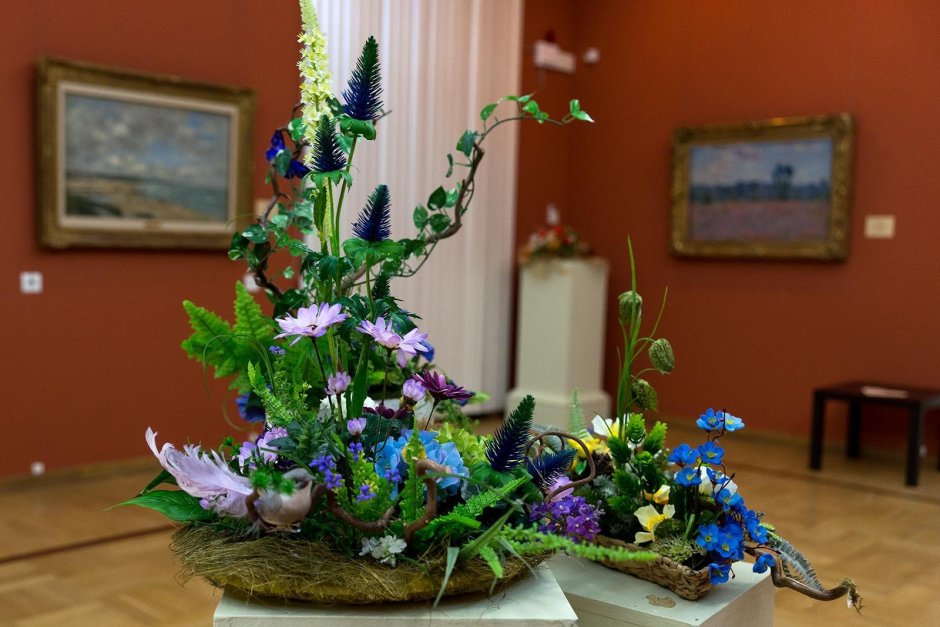 Выставка цветочных композиций