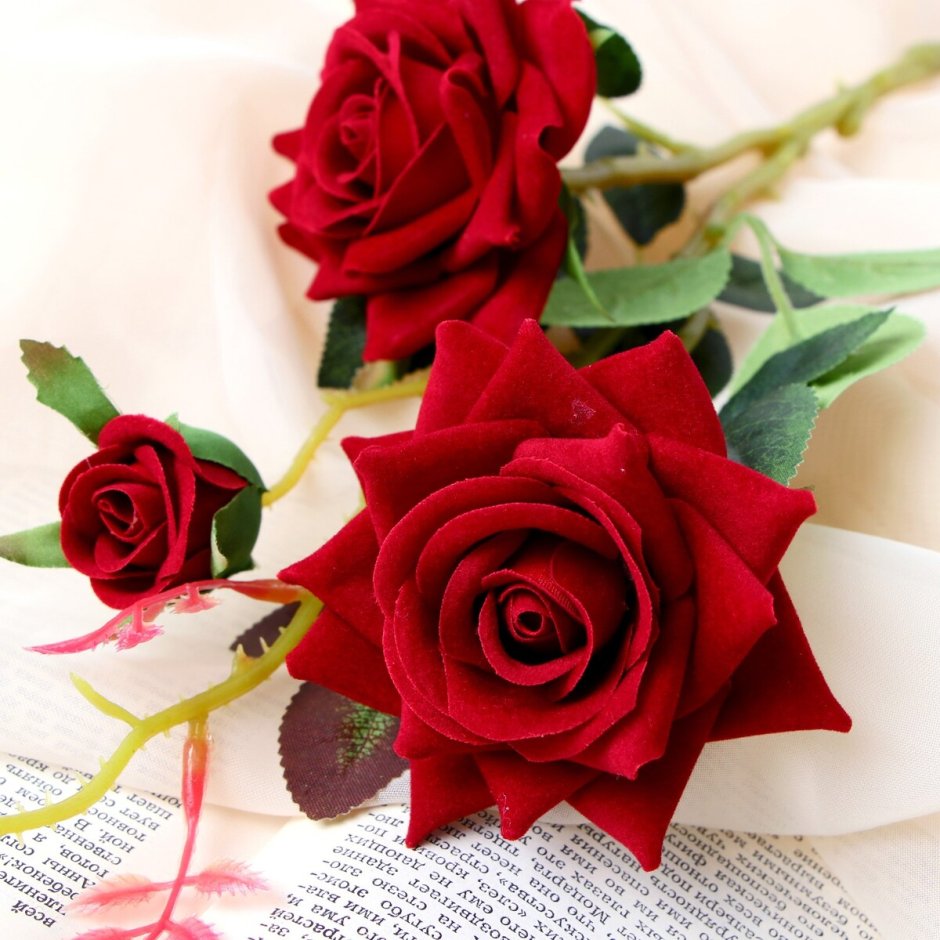 Цветок искусственный роза розовая 993-929