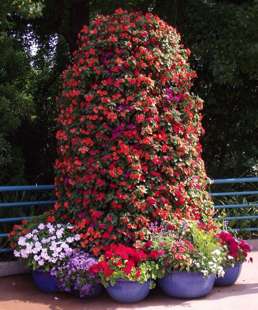 Цветник Flower Tower Цветочная башня