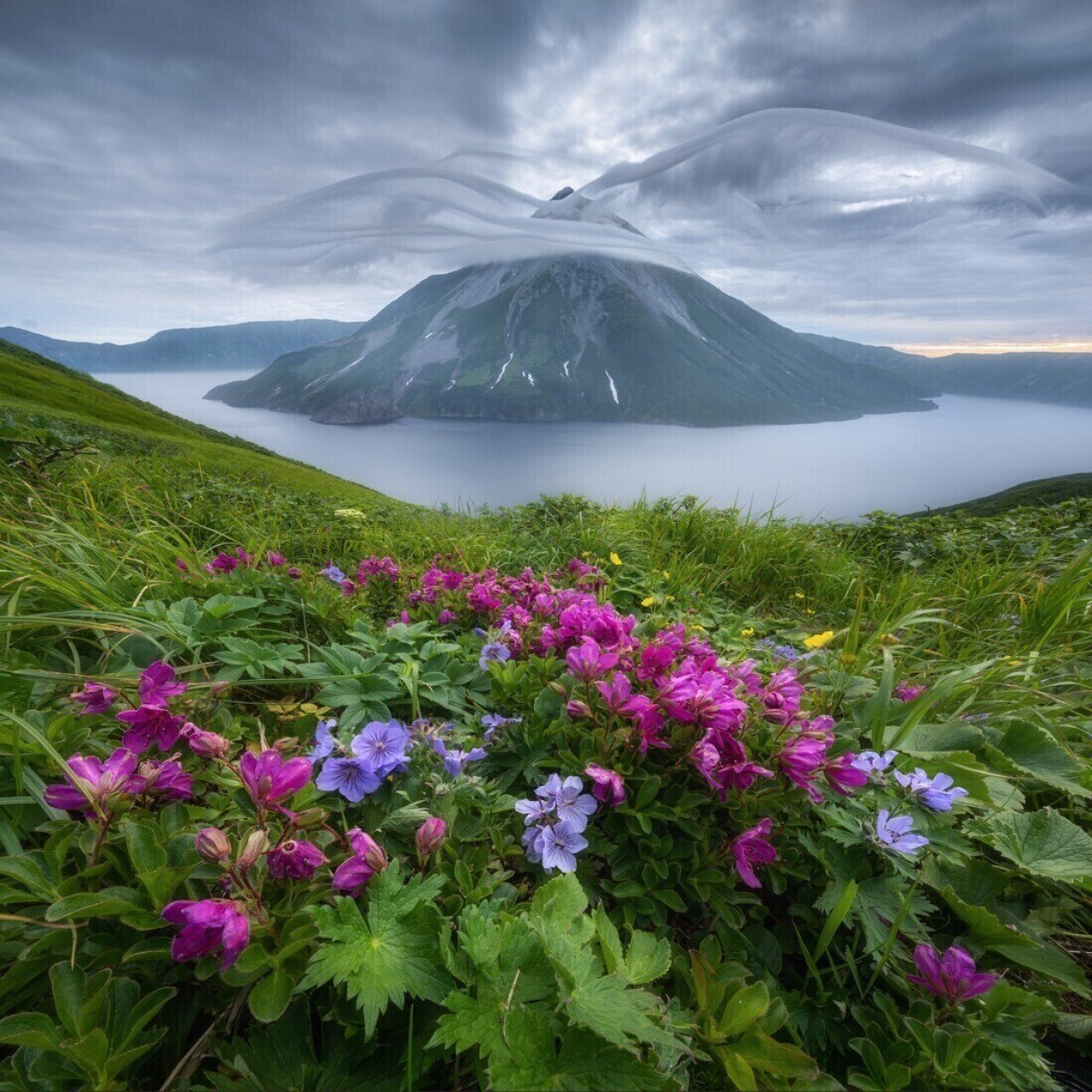 Август Камчатка вулкан