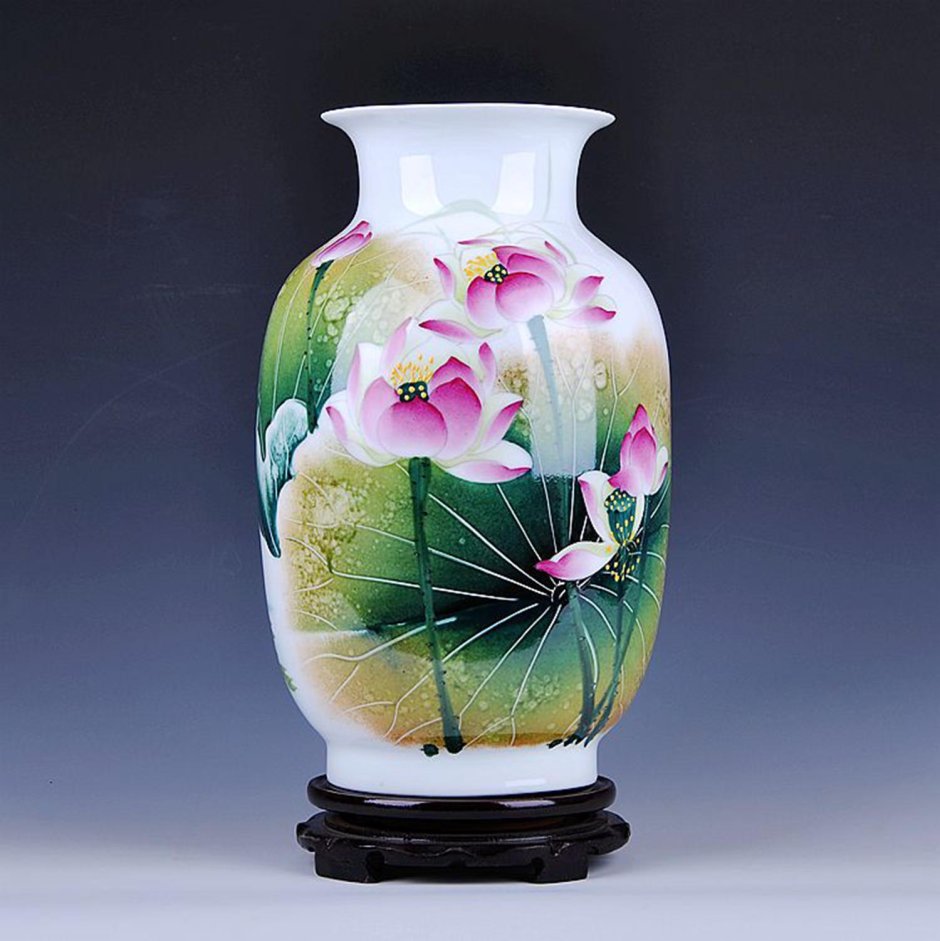 Китайские расписные вазы