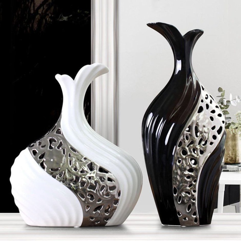 Декоративные вазы для интерьера