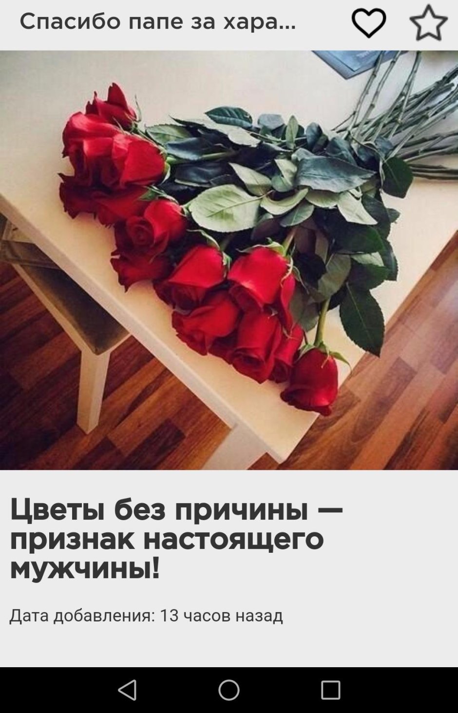 Цветы без повода