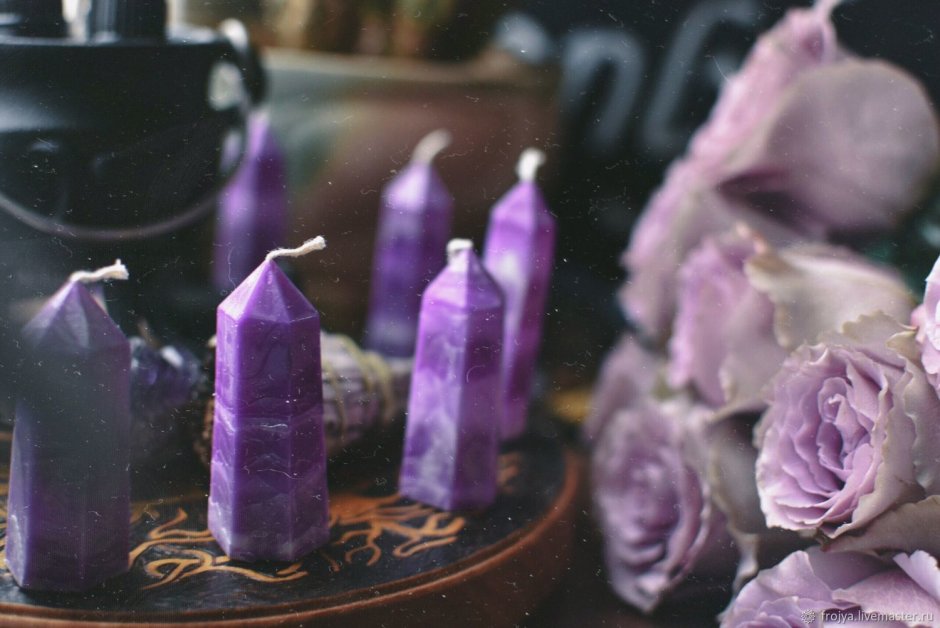 Фиолетовые свечи в магии