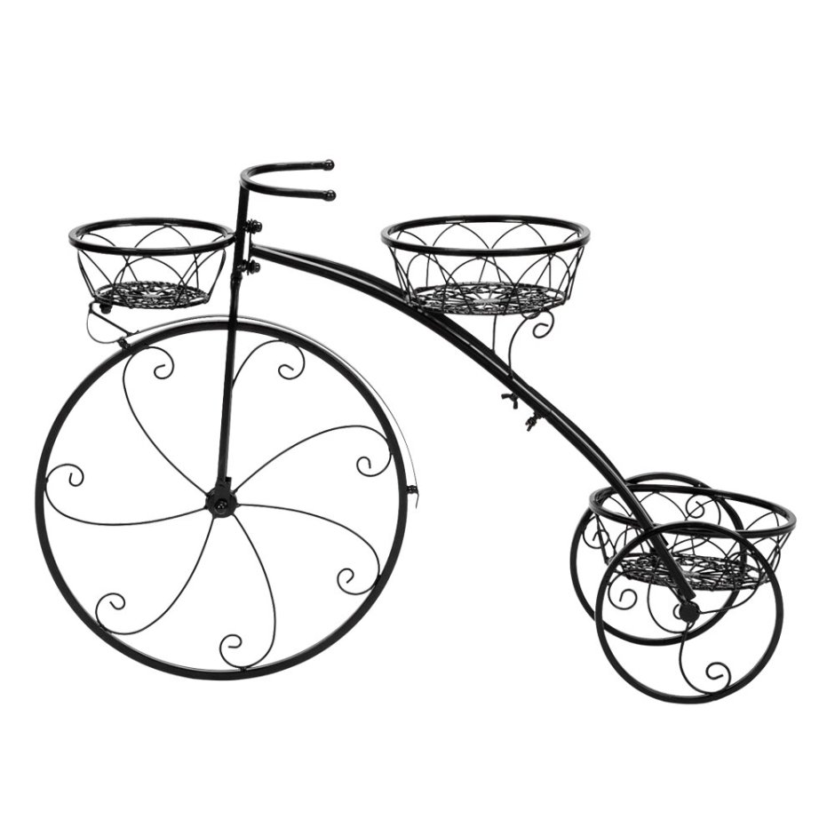 Подставка для цветов трёхколёсный велосипед
