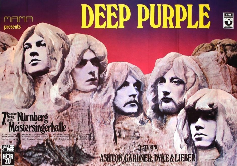 Deep Purple постеры 70х