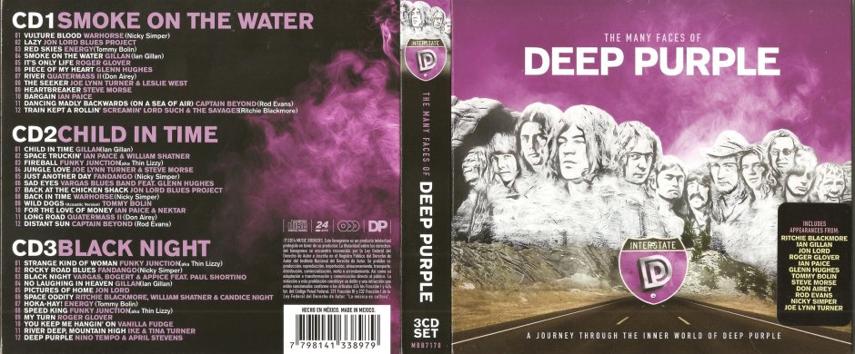 Deep Purple - in Rock - обложка CD