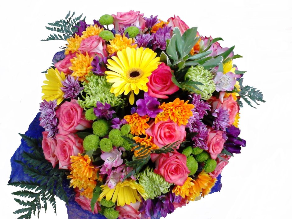 Красивый букет цветов для мужчины