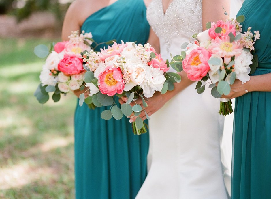 Свадебный букет с березовым цветом