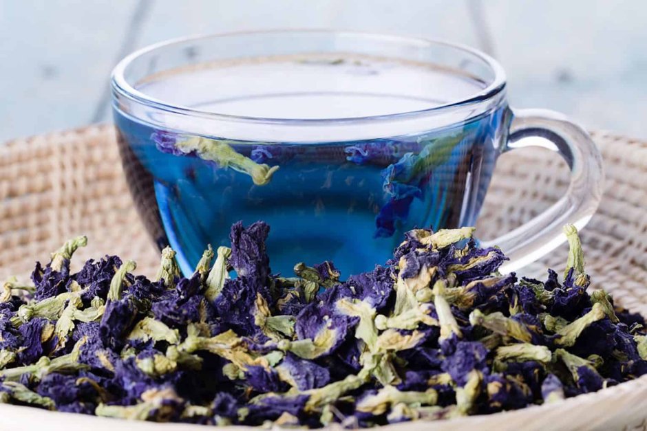 Тайский синий чай Анчан Blue Pea Tea (Butterfly Pea) ( Таиланд )