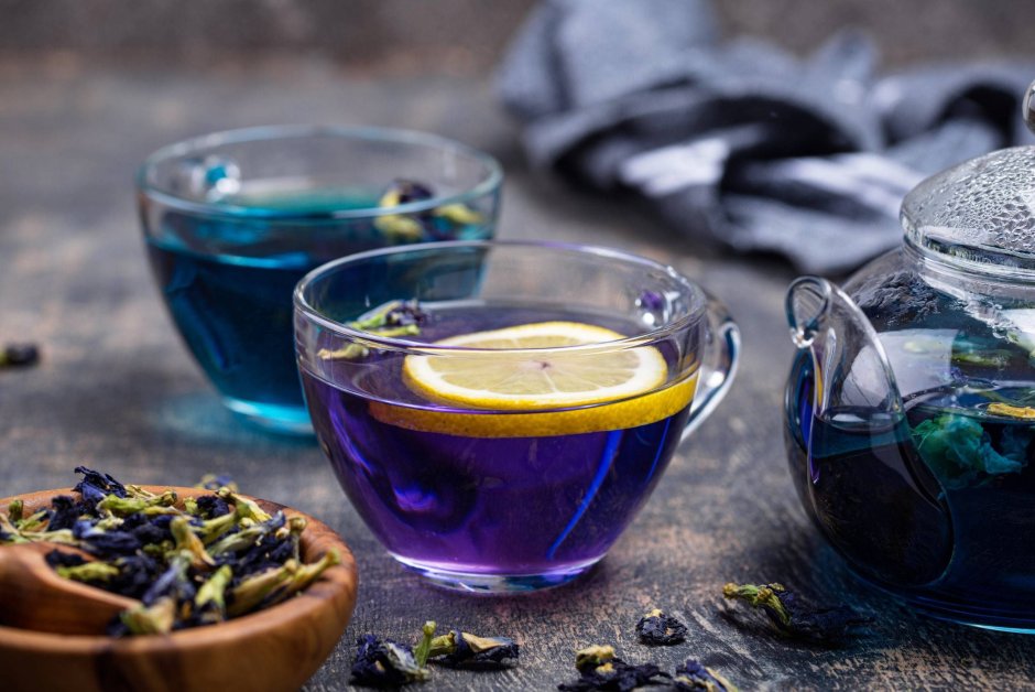 Синий чай из Тайланда Чанг Шу