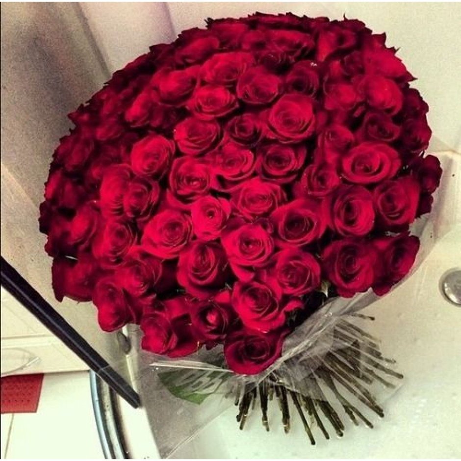 Цветы букет роз в Инстаграм