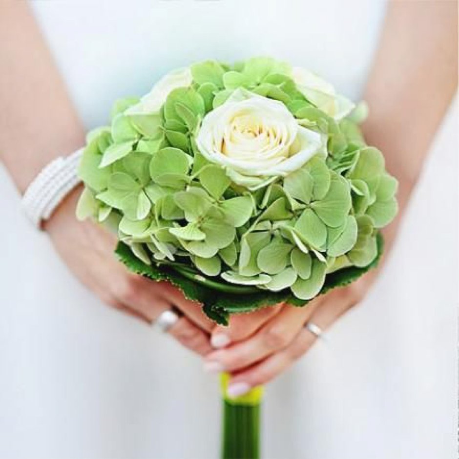 Букет невесты "зеленый"