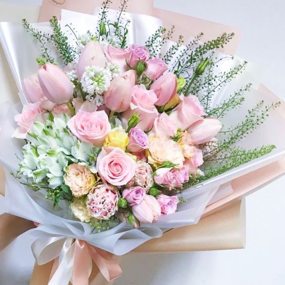 Красивый букет цветов с днем рождения свекрови